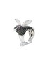 MIO HARUTAKA - ‘Bunny’ 18k White Gold Diamond Ruby Ring