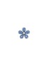 Main View - Click To Enlarge - MIO HARUTAKA - ‘Flower’ 18k White Gold Diamond Sapphire Earring