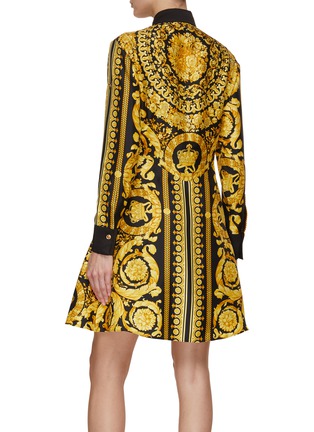 Back View - Click To Enlarge - VERSACE - Baroque Heritage Print Dress