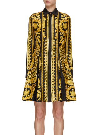 Main View - Click To Enlarge - VERSACE - Baroque Heritage Print Dress