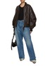 Figure View - Click To Enlarge - DARKPARK - Lisa Loose Fit Carpenter Denim Jeans
