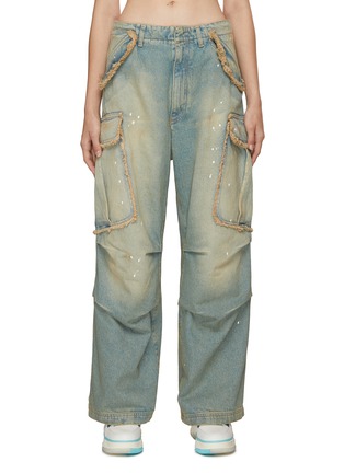 Main View - Click To Enlarge - DARKPARK - Vivi Vintage Cargo Denim Pants