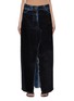 Main View - Click To Enlarge - DARKPARK - Emma Flock Film Denim Maxi Skirt