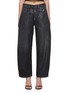 Main View - Click To Enlarge - DARKPARK - Audrey Waxed Glitter Denim Carpenter Jeans