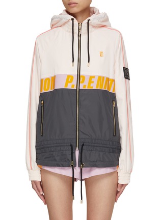 Main View - Click To Enlarge - P.E NATION - Man Down Hooded Jacket