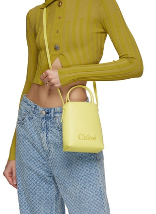 Figure View - Click To Enlarge - CHLOÉ - Sense Leather Bucket Bag