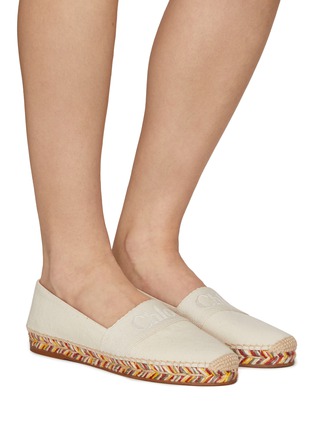 Figure View - Click To Enlarge - CHLOÉ - ‘Piia’ Canvas Espadrille Sandals