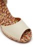 Detail View - Click To Enlarge - CHLOÉ - ‘Piia’ 80 Ankle Strap Leather Wedged Espadrilles