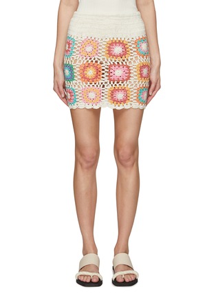 Main View - Click To Enlarge - BEACH RIOT - Hudson Crochet Skirt