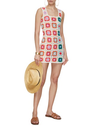 Figure View - Click To Enlarge - BEACH RIOT - James Crochet Mini Dress