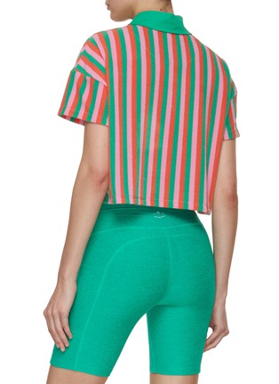 Back View - Click To Enlarge - BEACH RIOT - Willa Cropped Polo Top