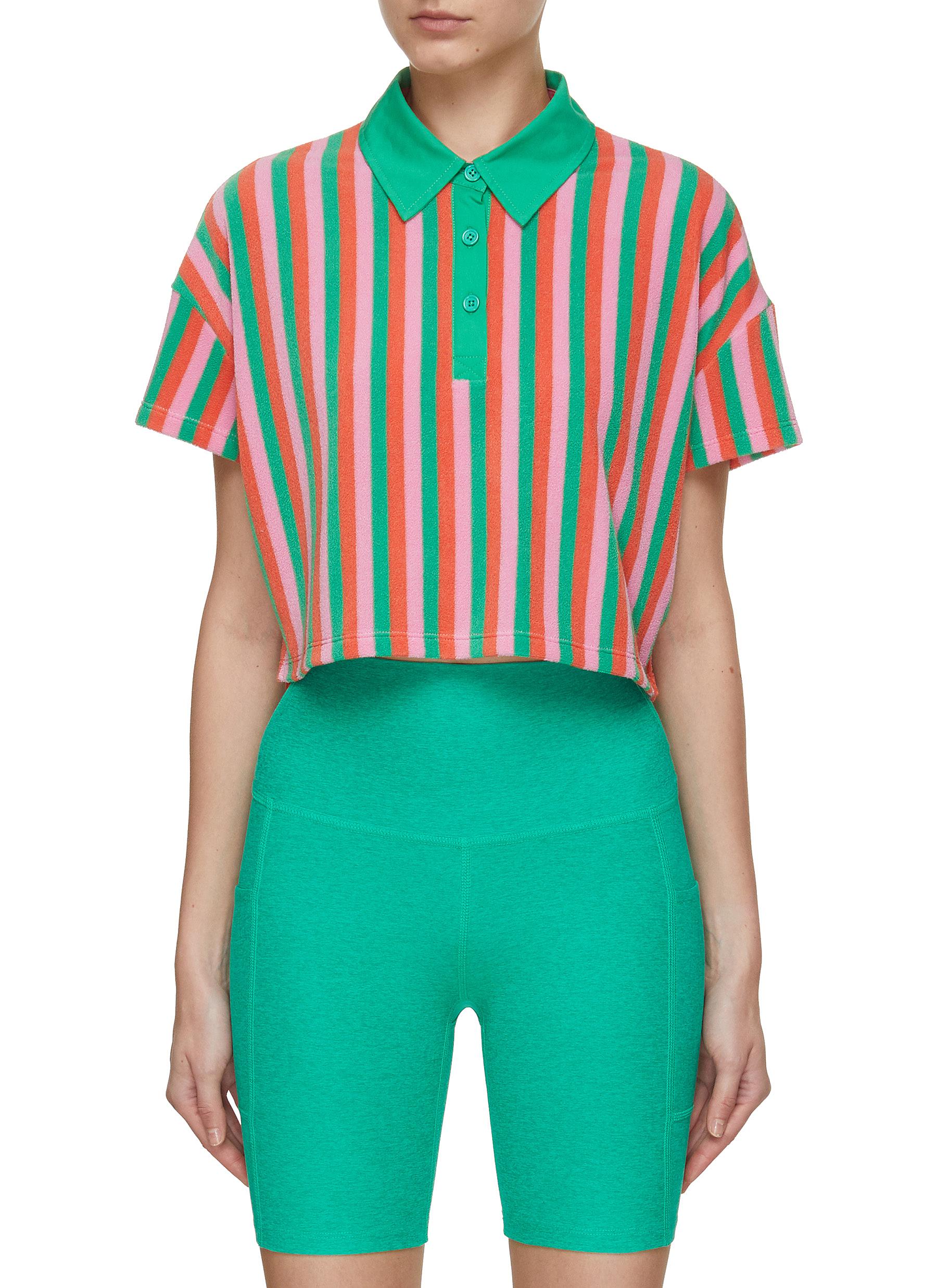 Willa Cropped Polo Top