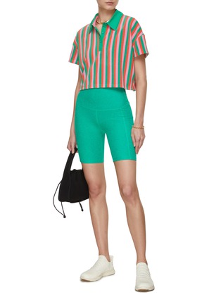 Figure View - Click To Enlarge - BEACH RIOT - Willa Cropped Polo Top