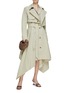 Figure View - Click To Enlarge - A.W.A.K.E. MODE - Single Breasted Trench Coat