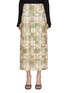 Main View - Click To Enlarge - A.W.A.K.E. MODE - Weave Panel Maxi Skirt