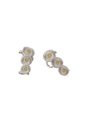 Detail View - Click To Enlarge - BUCCELLATI - Blossoms Silver Vermeil Drop Earrings