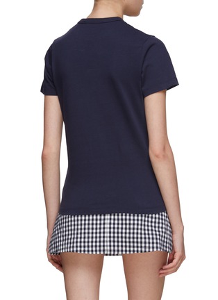 Back View - Click To Enlarge - MAISON KITSUNÉ - Campus Fox Print Relaxed T-Shirt