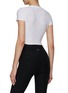 Back View - Click To Enlarge - BEYOND YOGA - Featherweight Under Over Cropped T-Shirt