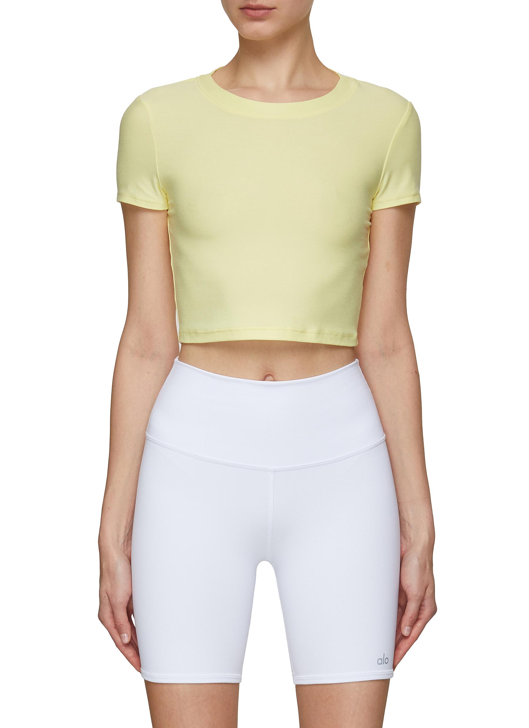 Featherweight Perspective Cropped T-Shirt