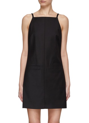 Main View - Click To Enlarge - THEORY - Square Neck Mini Dress