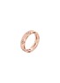 Main View - Click To Enlarge - ROBERTO COIN - Love In Verona Diamond Ruby 18K Rose Gold Ring — Size 13mm