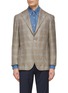 Main View - Click To Enlarge - RING JACKET - Check Notch Lapel Single Breasted Blazer