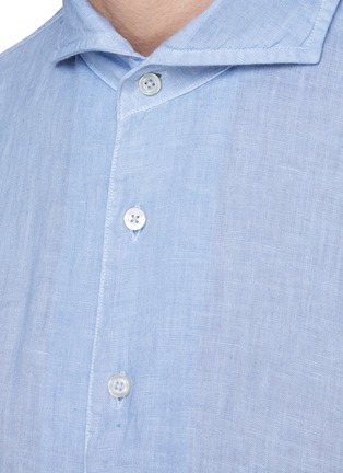  - EQUIL - Spread Collar Linen Shirt