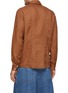 Back View - Click To Enlarge - EQUIL - Spread Collar Linen Shirt