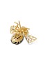 MIO HARUTAKA - Honey Bee 18K Yellow Gold Diamond Onyx Tigers Eye Single Earring