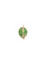 Main View - Click To Enlarge - MIO HARUTAKA - ‘Leaf’ 18K Rose Gold Green Garnet Earring — Right