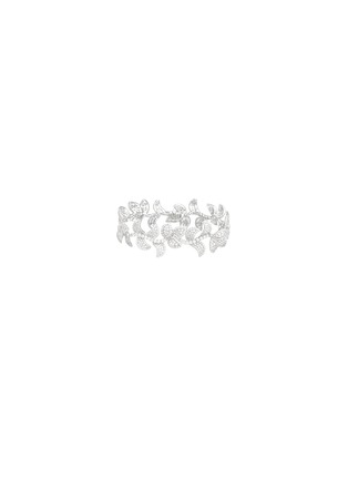 Main View - Click To Enlarge - MIO HARUTAKA - ‘Ivy’ 18K White Gold Diamond Bracelet