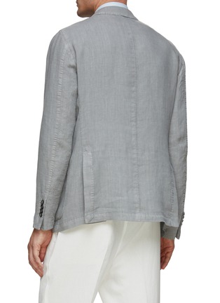 Back View - Click To Enlarge - EQUIL - Single Breasted Unlined Linen Blazer