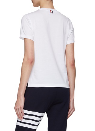 Back View - Click To Enlarge - THOM BROWNE  - Relaxed Fit T-Shirt