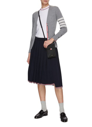 Figure View - Click To Enlarge - THOM BROWNE  - Classic Cashmere Knit Cardigan