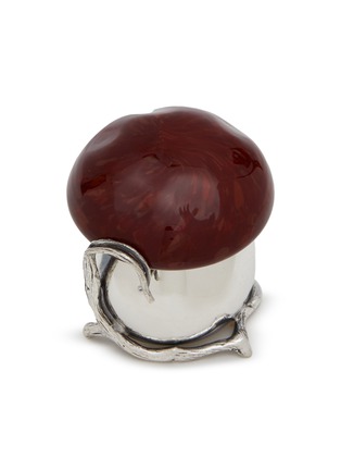 Detail View - Click To Enlarge - BUCCELLATI - Mushroom Murano Glass Sterling Silver Placeholder