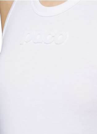  - PACO RABANNE - Fluffy Logo Tank Top