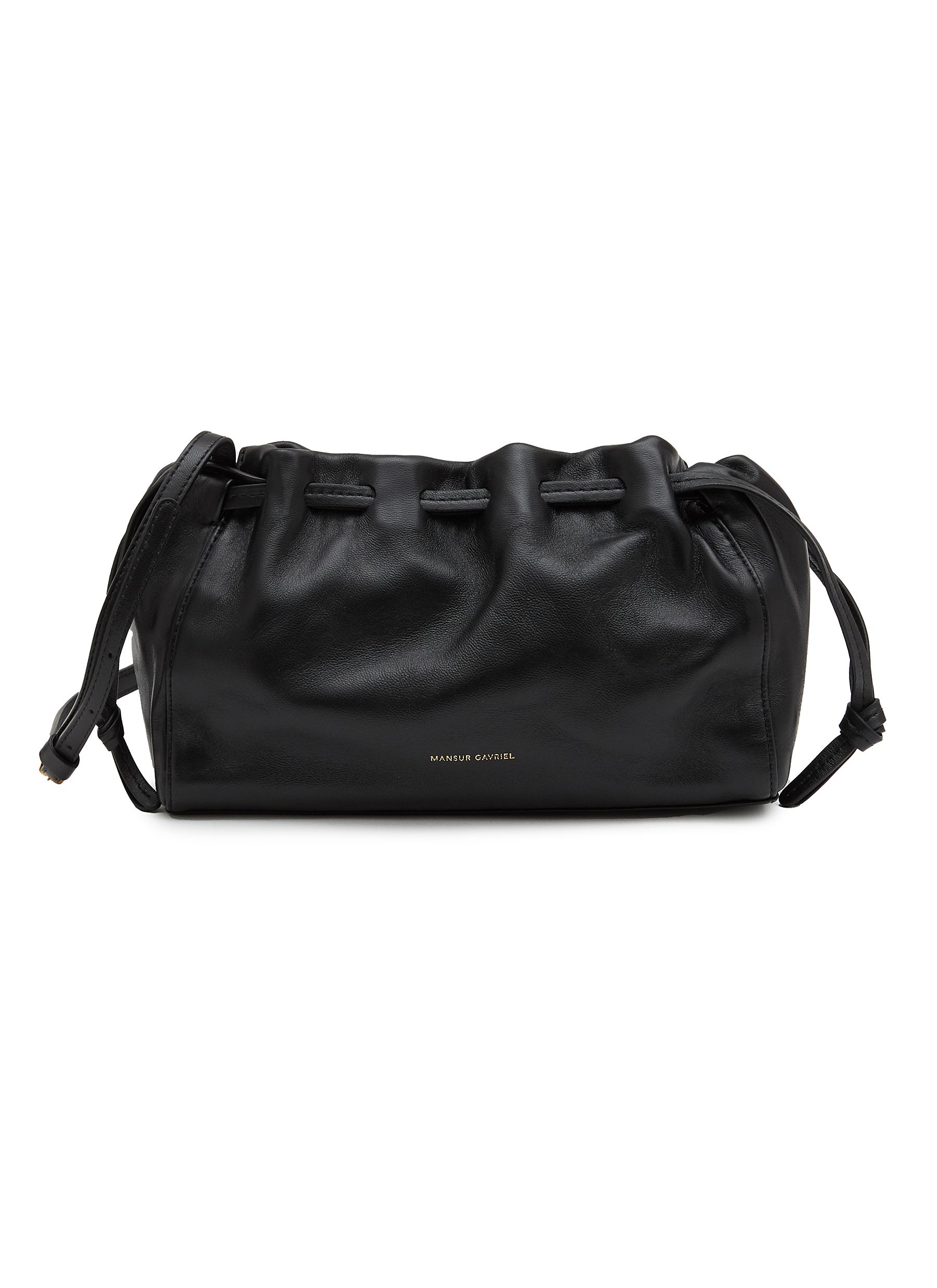 Black Mini Leather Shoulder Bag