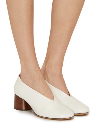 Figure View - Click To Enlarge - MANSUR GAVRIEL - Glove 55 Leather Pumps