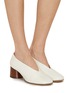 Figure View - Click To Enlarge - MANSUR GAVRIEL - Glove 55 Leather Pumps