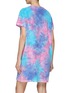 Back View - Click To Enlarge - ELECTRIC & ROSE - Baxter Space Tie Dye T-Shirt Dress