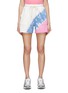 Main View - Click To Enlarge - ELECTRIC & ROSE - Zenith Tie Dye Stripe Terry Shorts
