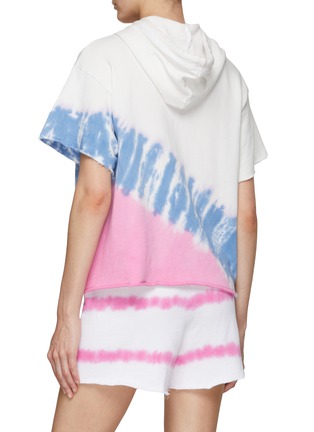 Back View - Click To Enlarge - ELECTRIC & ROSE - Costa Tie Dye French Terry Hoodie