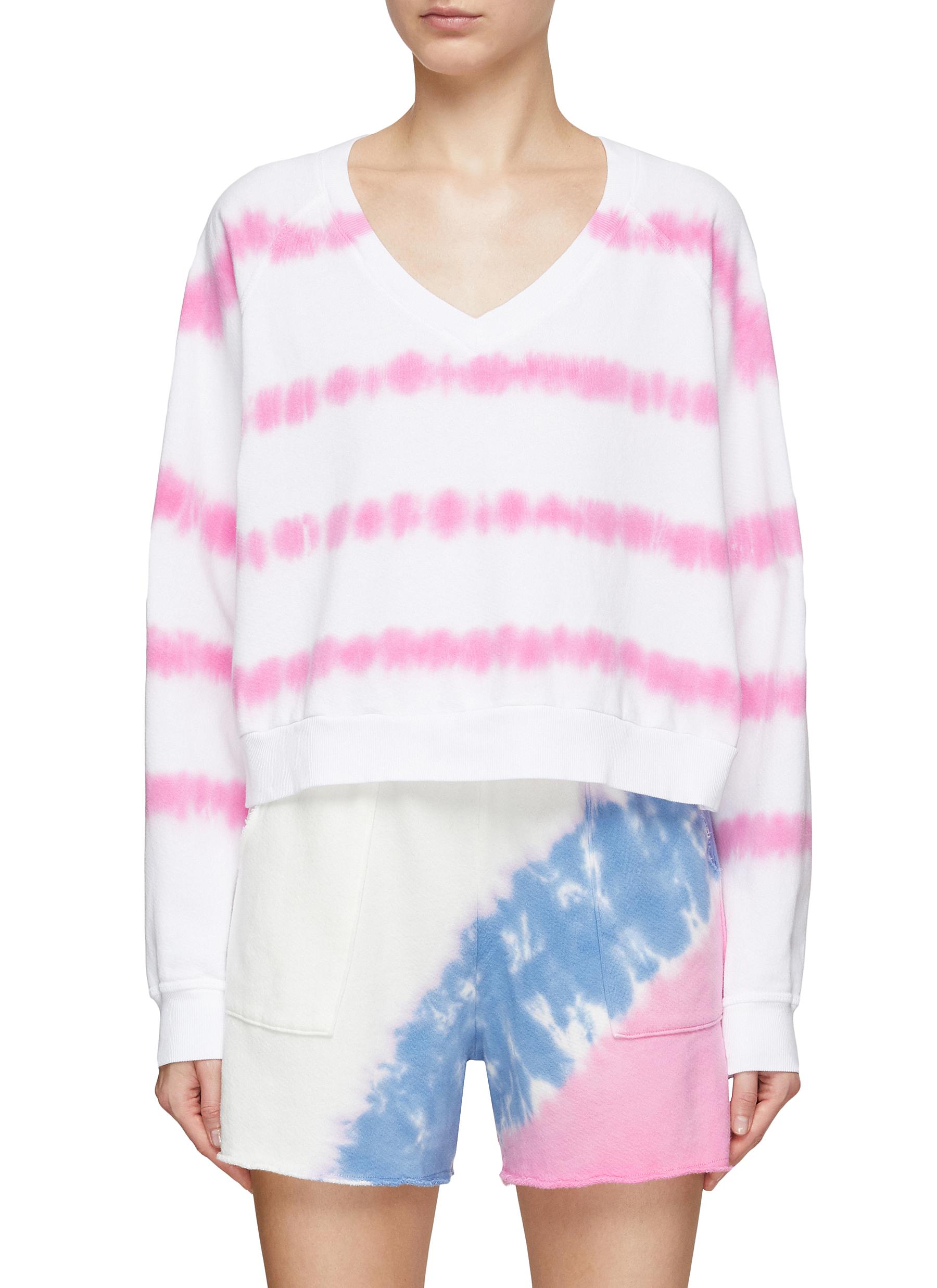 ELECTRIC & ROSE, Andie Tie Dye Stripe Sweatshirt, Women