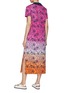 Back View - Click To Enlarge - ELECTRIC & ROSE - Gidget Gradient Polo Dress