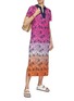 Figure View - Click To Enlarge - ELECTRIC & ROSE - Gidget Gradient Polo Dress