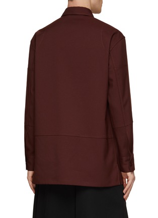 Back View - Click To Enlarge - JIL SANDER - Two Front Panelled Shirt