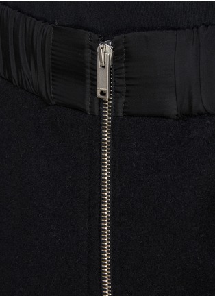  - JIL SANDER - Felted Wool Shorts
