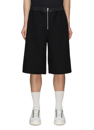Main View - Click To Enlarge - JIL SANDER - Felted Wool Shorts