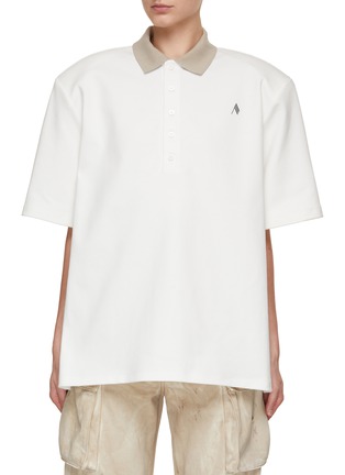 Main View - Click To Enlarge - THE ATTICO - Delice Cotton Polo Shirt