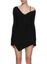 Main View - Click To Enlarge - THE ATTICO - Desai Asymmetric Mini Dress